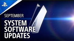 PlayStation September System Software Updates - New PS5, PS4 and Mobile App Features