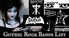 Gothic Rock Bands List! | Black Friday