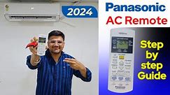 Panasonic AC Remote ⚡ Panasonic AC Remote Control ⚡ Panasonic AC Remote Function 2024