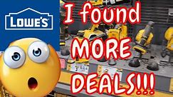 Lowe's MORE Tool Deals and Clearance!