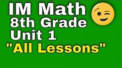 😉 8th Grade, Unit 1, All Lessons 1-16 | Rigid Transformations and Congruence | Illustrative Math