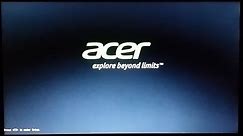 Acer Laptop easy Formatting & Install windows 8.1 from CD or DVD