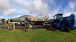 The F4 static display on Andersen Air Force Base, Guam