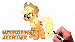 How to Draw Applejack | My Little Pony Step by step Tutorial