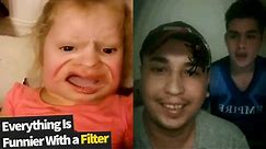Filters Make Everything Funnier | Funniest Video Filters Instagram & Snapchat