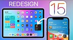 NEW iOS 15 Leaks! Homescreen Redesign & Customization!