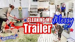 MY MOBILE HOME IS A DISASTER! HOME RESET CLEAN WITH ME CLEANING MOTIVATION 2024 CHATTY CLEAN WITH ME