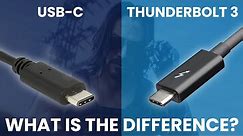 Thunderbolt 3 vs. USB-C - What Is The Difference? [Simple Guide]