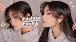 HOW TO STYLE CURTAIN BANGS + LAYERS 💫 HAIR TUTORIAL