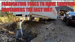 Moving Shipping Containers The “EASY WAY!” Conex Box Tongue Fabrication and Wheel Hubs
