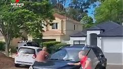 A man has been dragged down a Robina street as he tries to stop car thieves taking a neighbour’s vehicle. See the full video on 7NEWS at 6pm. #7NEWS #crime | 7NEWS Gold Coast