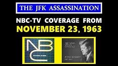 NBC-TV COVERAGE FROM SATURDAY, NOVEMBER 23, 1963