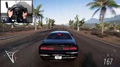 Venom - Dodge Demon _ Forza Horizon 5 _ Steering Wheel Gameplay