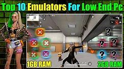 Top 10 Best Android Emulator For Low End Pc - 1GB Ram / 2GB Ram No Graphics Card
