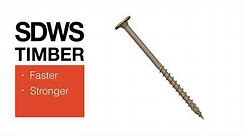 How Does the Strong-Drive® SDWS Timber Screw Compare to a Traditional Lag Bolt Screw?