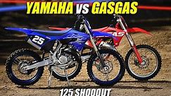 Yamaha YZ125 Versus GASGAS MC125 Two Stroke Shootout - Dirt Bike Magazine
