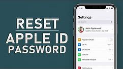 How To Reset Apple ID Password on iPhone