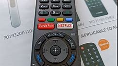 Replacement Remote Control Compatible with RMF-TX310U for Sony TV XBR-55X800G, XBR55X800G, XBR55X850F, XBR-55X850F, XBR55X900F, XBR-55X900F, XBR-60X830F, XBR-65X800G