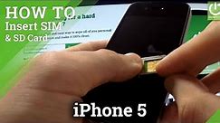How to check the IMEI Number in APPLE iPhone 5 - Card Slot Method