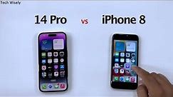 iPhone 14 Pro vs iPhone 8 - SPEED TEST