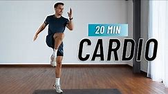 20 Min BEGINNER CARDIO Workout For Fat Burn (No Equipment, At Home)