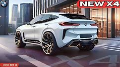 A Closer Look 2025 BMW X4 Redesign - Luxury Coupe SUV!