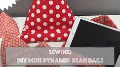 DIY Mini Pyramid Bean Bags