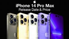 iPhone 14 Pro Release Date and Price – The COLORS have been LEAKED!