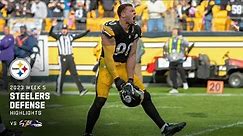 HIGHLIGHTS: Steelers' best defensive & special teams plays vs Ravens in Week 5 | Pittsburgh Steelers