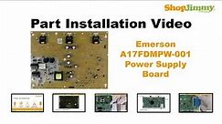 Popular Emerson A17FDMPW-001 Power Supply Unit (PSU) Boards Replacement Guide for LCD TV Repair