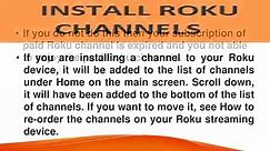 How-To-Add-Roku-Channels-In-Your-Roku-Device - video Dailymotion