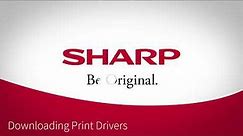 MFP | How to download print drivers for your Sharp Multifunctional Printers | How to Videos