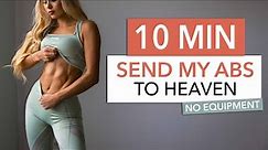 10 MIN SEND MY ABS TO HEAVEN - Killer Sixpack Vol. 2 I super hard ab workout