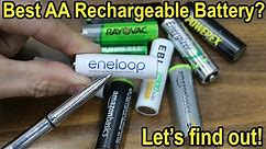 Which AA Rechargeable Battery is Best after 1 Year? Let's find out! Eneloop, Duracell, Amazon, EBL