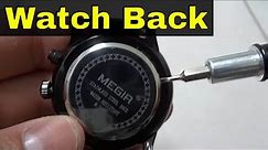 How To Open A Watch Back With A Screwdriver-Easy Tutorial
