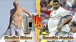Zinedine Zidane VS Ronaldo Nazário Transformation 2023⭐ The Legendary Duo 🔥