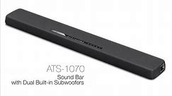 Yamaha ATS-1070 Sound Bar with Dual Built-in Subwoofers