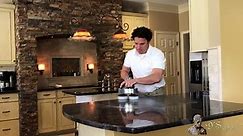 How to polish and seal granite, marble and travertine countertops service company