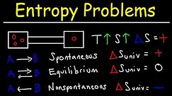 Entropy - 2nd Law of Thermodynamics - Enthalpy & Microstates