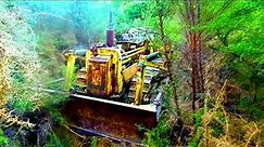 Salvaging an Abandoned TD9 Bulldozer from the Forest.. Will it start??