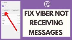Viber Tutorial: How to Fix Viber Not Receiving Messages