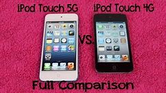 iPod Touch 5G Vs 4G Comparison | Speed Test & Hardware | Apple iTouch 5th Gen vs 4th Generation