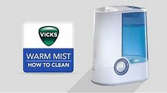 Vicks Warm Mist Humidifier V750 - How to Clean