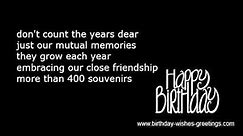Happy 40th birthday wishes and funny poems