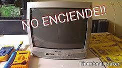 TV PHILLIPS NO ENCIENDE. !!Diagnóstico y reparación!!
