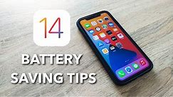 iPHONE 11 BATTERY SAVING TIPS | iOS 14 | 2021