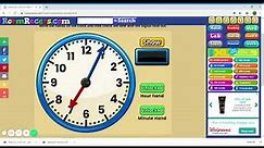 Interactive Clock for Kids Online Analog Clock