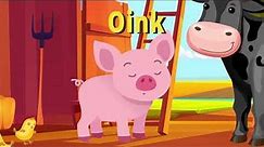 Let's All Go Down to The Farm! Animal Sounds Song for Kids