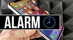 How to Set Alarm on iPhone 12