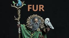 How To Paint FUR On Miniatures In 3 Minutes